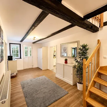 Modern Historic Half-timbered House With Sauna And Fireplace Feriehus Laatzen